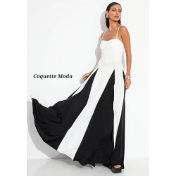 Vestido  White and Black