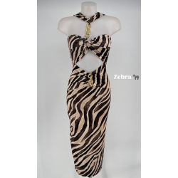 Vestido Diva animal print